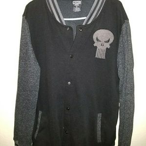 Marvel The Punisher bomber sweater size xL